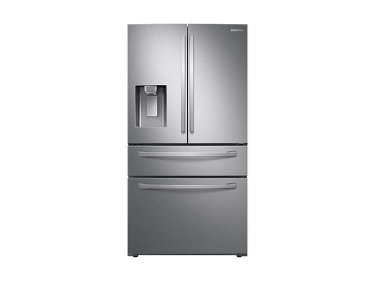 Samsung 23 cu. ft. Counter Depth 4-Door French Door Refrigerator with FlexZone™ Drawer in Stainless Steel