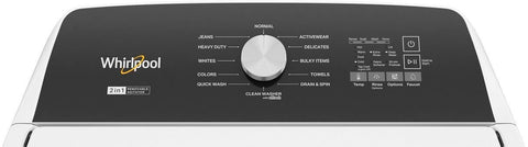 Whirlpool 4.7–4.8 Cu. Ft. Top Load Washer with 2 in 1 Removable Agitator