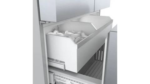 BOSCH 500 Series French Door Bottom Mount Refrigerator 36'' Easy clean stainless steel