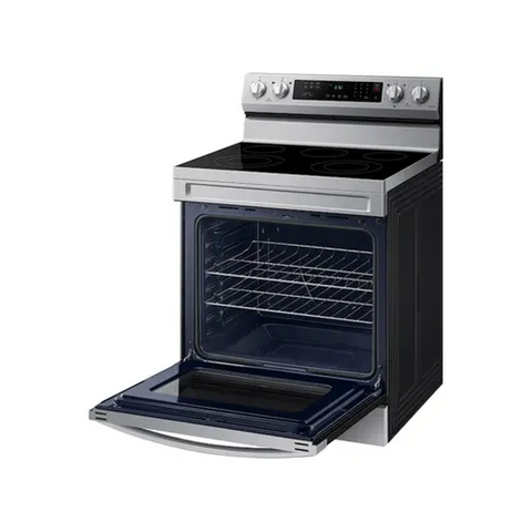 Samsung 6.3 cu. ft. Smart Freestanding Electric Range with Rapid Boil™ & Self Clean in Stainless Steel