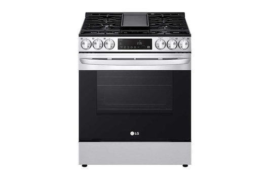 LG 5.8 cu ft. Smart Wi-Fi Enabled Fan Convection Gas Slide-in Range with Air Fry & EasyClean®