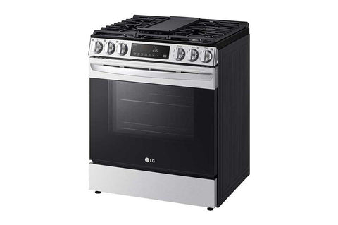 LG 5.8 cu ft. Smart Wi-Fi Enabled Fan Convection Gas Slide-in Range with Air Fry & EasyClean®