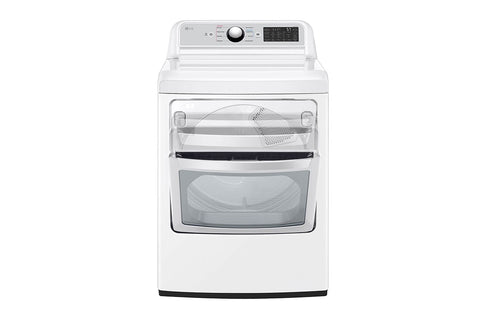 LG 7.3 cu. ft. Ultra Large Capacity Smart wi-fi Enabled Rear Control Electric Dryer with EasyLoad™ Door