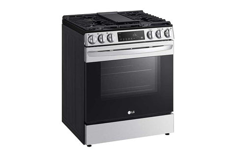 LG 5.8 cu ft. Smart Wi-Fi Enabled Fan Convection Gas Slide-in Range with Air Fry & EasyClean®