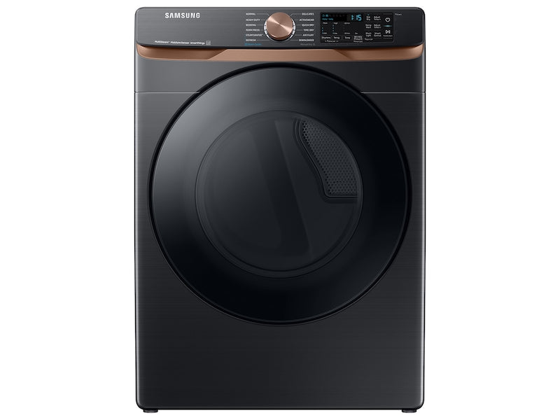 Triad Appliance Samsung 7.5 cu. ft. Smart Electric Dryer with Steam Sanitize+ and Sensor Dry in Brushed Black