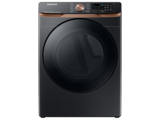 Samsung 7.5 cu. ft. Smart Electric Dryer with Steam Sanitize+ and Sensor Dry in Brushed Black