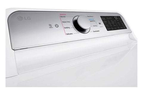 LG 7.3 cu. ft. Ultra Large Capacity Smart wi-fi Enabled Rear Control Electric Dryer with EasyLoad™ Door