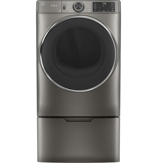 GE® 7.8 cu. ft. Capacity Smart Front Load Electric Dryer with Steam and Sanitize Cycle