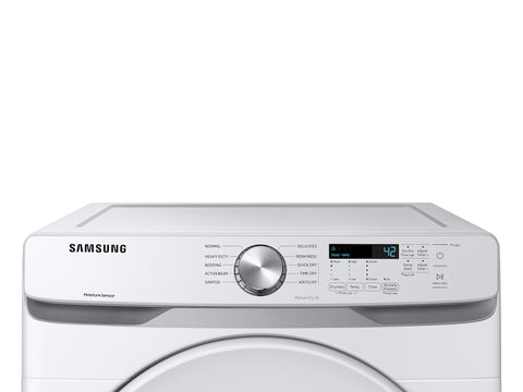Samsung 7.5 cu. ft. Electric Dryer with Sensor Dry in White