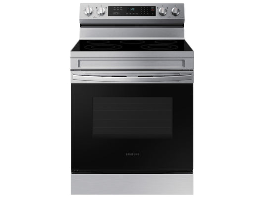 Samsung 6.3 cu. ft. Smart Freestanding Electric Range with Rapid Boil™ & Self Clean in Stainless Steel