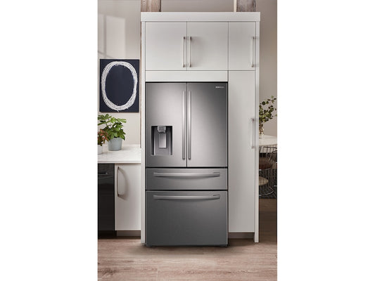 Samsung 23 cu. ft. Counter Depth 4-Door French Door Refrigerator with FlexZone™ Drawer in Stainless Steel