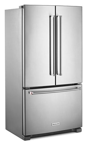 KitchenAid 20 cu. ft. 36-Inch Width Counter-Depth French Door Refrigerator with Interior Dispense