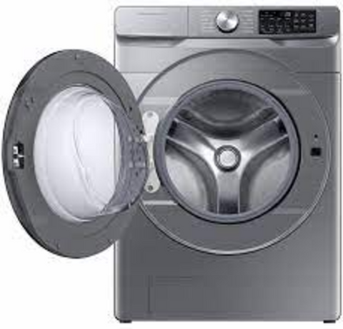 Samsung 4.5 cu. ft. Large Capacity Smart Front Load Washer with Super Speed Wash in Platinum