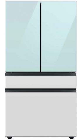 Samsung Bespoke 36 Inch Counter-Depth Freestanding 4-Door French Door Smart Refrigerator with 23 cu. ft. Total Capacity