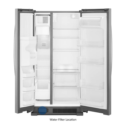 Whirlpool 36-inch Wide Side-by-Side Refrigerator - 24 cu. ft.