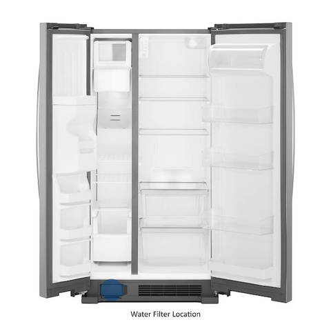 Whirlpool 36-inch Wide Side-by-Side Refrigerator - 24 cu. ft.