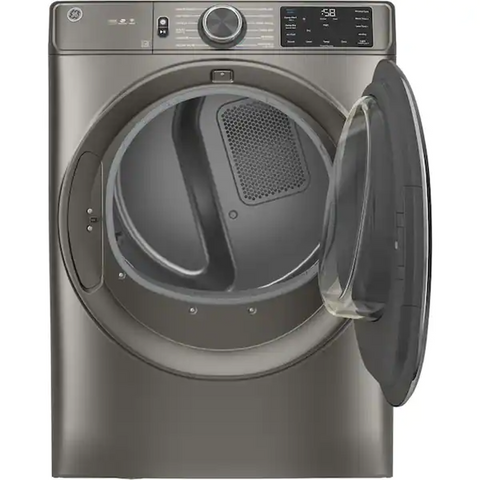GE® 7.8 cu. ft. Capacity Smart Front Load Electric Dryer with Steam and Sanitize Cycle
