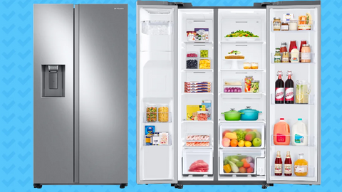 Samsung 27.4 cu. ft. Large Capacity Side-by-Side Refrigerator in Stainless Steel