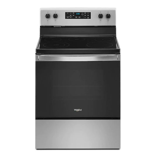 Whirlpool 30-in Smooth Surface 5 Elements 5.3-cu ft Steam Cleaning Freestanding