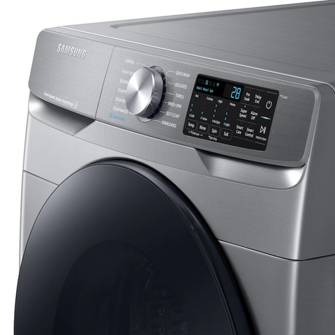 Samsung 4.5 cu. ft. Large Capacity Smart Front Load Washer with Super Speed Wash in Platinum