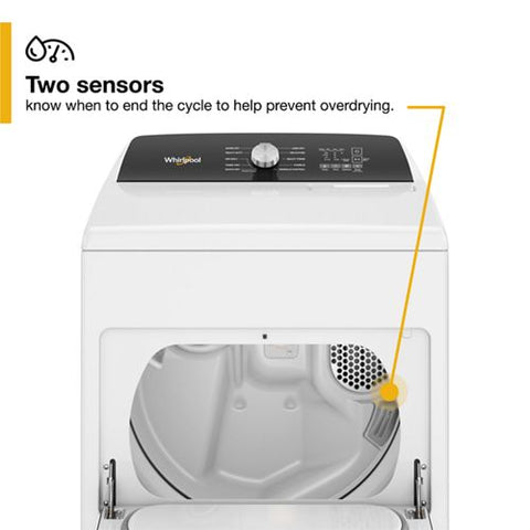 Whirlpool 7.0 Cu. Ft. Top Load Electric Moisture Sensing Dryer
