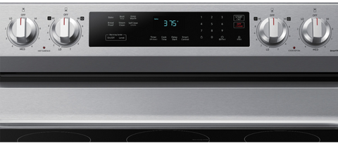 Samsung 6.3 cu. ft. Smart Freestanding Electric Range with Rapid Boil™ & Self Clean in Stainless Steel