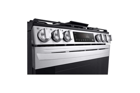 LG 5.8 cu ft. Smart Wi-Fi Enabled Fan Convection Gas Slide-in Range with Air Fry & EasyClean®