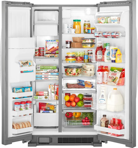 Whirlpool  36-inch Wide Side-by-Side Refrigerator - 25 cu. ft.