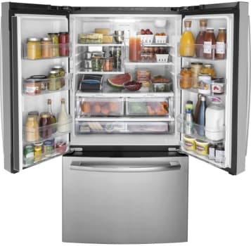 GE® ENERGY STAR® 27.0 Cu. Ft. Fingerprint Resistant French-Door Refrigerator