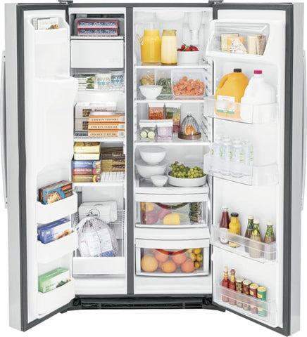 GE® 25.3 Cu. Ft. Side-By-Side Refrigerator