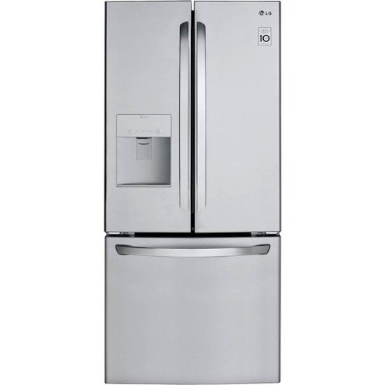 LG 21.8-cu ft French Door Refrigerator with Ice Maker (Stainless Steel) ENERGY STAR