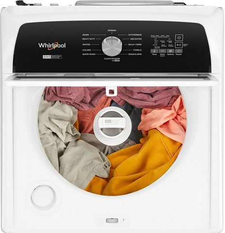 Whirlpool 4.7–4.8 Cu. Ft. Top Load Washer with 2 in 1 Removable Agitator