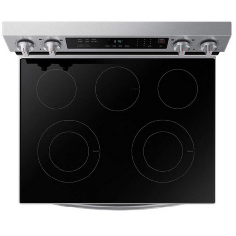Samsung 6.3 cu. ft. Smart Freestanding Electric Range with Rapid Boil™ & Self Clean in Stainless Steel
