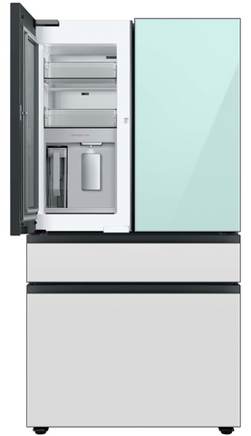 Samsung Bespoke 36 Inch Counter-Depth Freestanding 4-Door French Door Smart Refrigerator with 23 cu. ft. Total Capacity