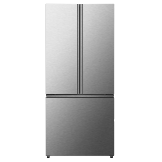 Hisense 20.6-cu ft French Door Refrigerator with Ice Maker (Stainless Steel) ENERGY STAR