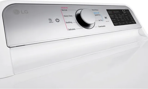 LG 7.3 cu. ft. Ultra Large Capacity Smart wi-fi Enabled Rear Control Electric Dryer with EasyLoad™ Door