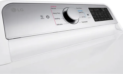 LG 7.3 cu. ft. Ultra Large Capacity Smart wi-fi Enabled Rear Control Electric Dryer with EasyLoad™ Door