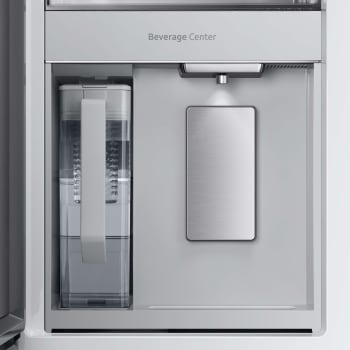 Samsung Bespoke 4-Door French Door Refrigerator (29 cu. ft.) with Beverage Center™ in Stainless Steel
