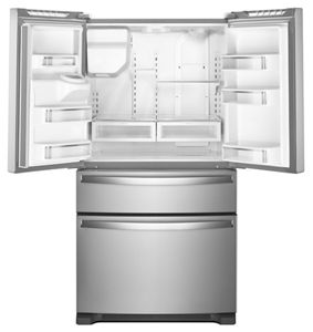 Whirlpool 36-Inch Wide French Door Refrigerator - 25 cu. ft.