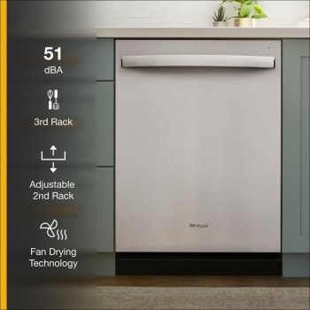 Whirlpool 51 dBA Quiet Dishwasher with 3rd Rack