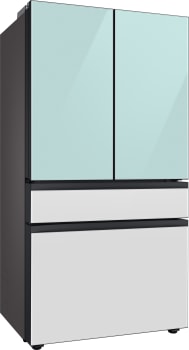 Samsung Bespoke 36 Inch Counter-Depth Freestanding 4-Door French Door Smart Refrigerator with 23 cu. ft. Total Capacity