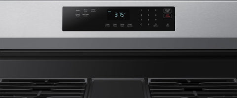 Samsung 6.0 cu. ft. Smart Freestanding Gas Range with 18K BTU Dual Power Burner & Self Clean in Stainless Steel