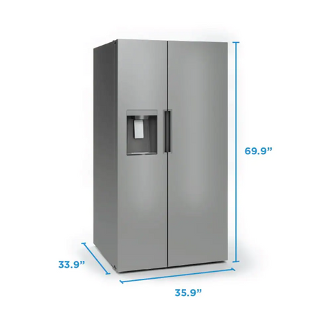 Midea 26.3 Cu. Ft. Side-by-Side Refrigerator