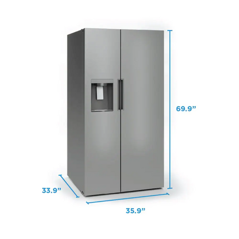 Midea 26.3 Cu. Ft. Side-by-Side Refrigerator