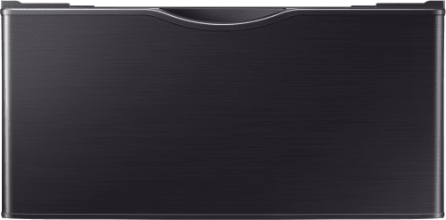 Samsung 27 Inch Pedestal for Smart Front Load Washer and Dryer: Fingerprint Resistant Black Stainless Steel