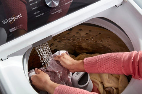 Whirlpool 4.7–4.8 Cu. Ft. Top Load Washer with 2 in 1 Removable Agitator