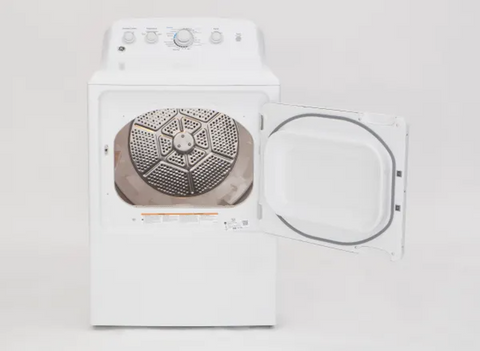 GE® 7.2 cu. ft. Capacity aluminized alloy drum Electric Dryer