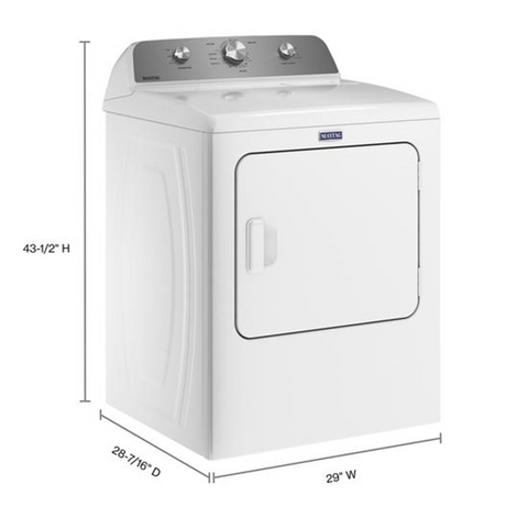 Maytag Top Load Electric Dryer with WRINKLE PREVENTION - 7.0 CU. FT.