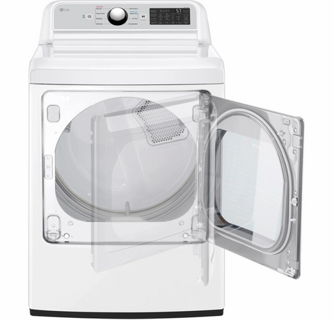 LG 7.3 cu. ft. Ultra Large Capacity Smart wi-fi Enabled Rear Control Electric Dryer with EasyLoad™ Door