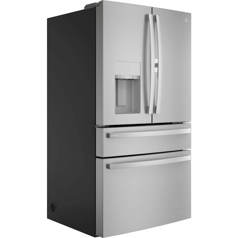 GE Profile™ 27.9 Cu. Ft. Smart Fingerprint Resistant 4-Door French-Door Refrigerator with Door In Door